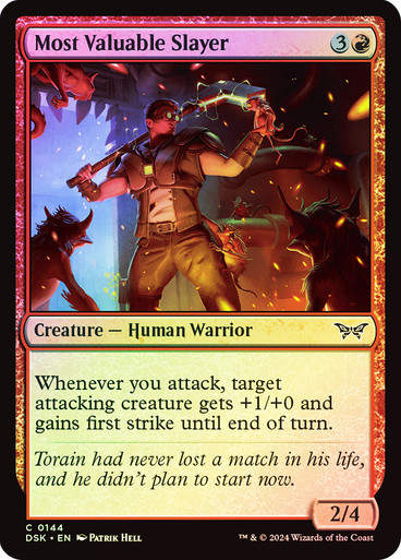 Most Valuable Slayer (DSK) (144) / Foil