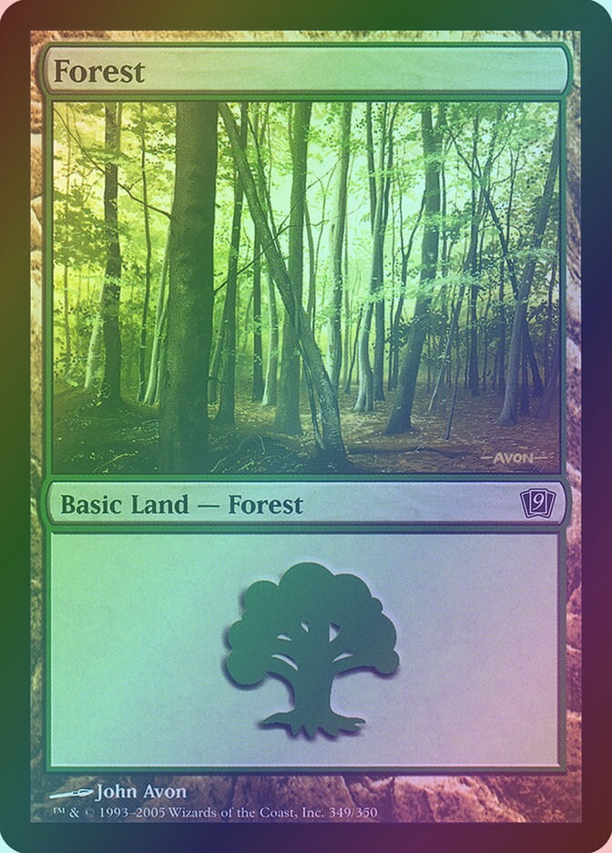 Forest (9ED) (349★) / Foil
