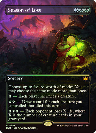 Season of Loss (blb) (284) / Borderless Foil