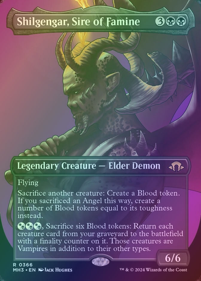 Shilgengar, Sire of Famine (MH3) (366) / Borderless / Foil