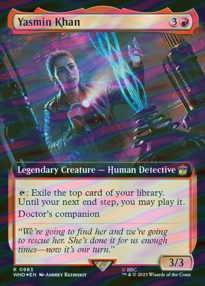 Yasmin Khan (WHO) (983) / Extended Art / Surge Foil