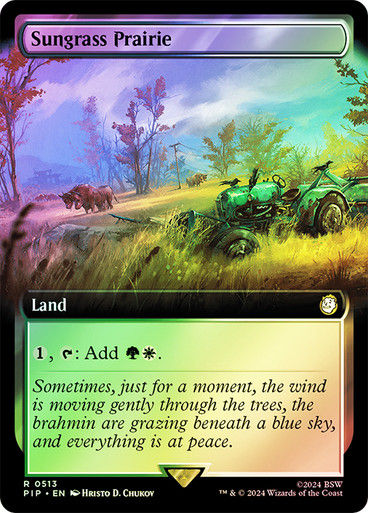 Sungrass Prairie (pip) (513) / Extended Art Foil