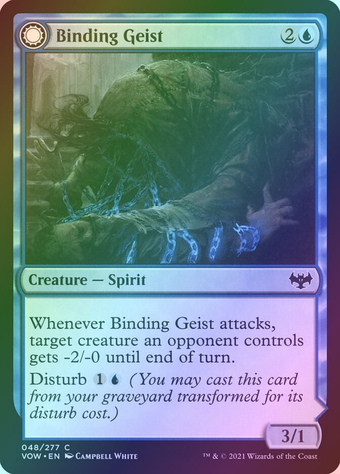 Binding Geist // Spectral Binding (VOW) (48) / Foil — cara 1 de 2