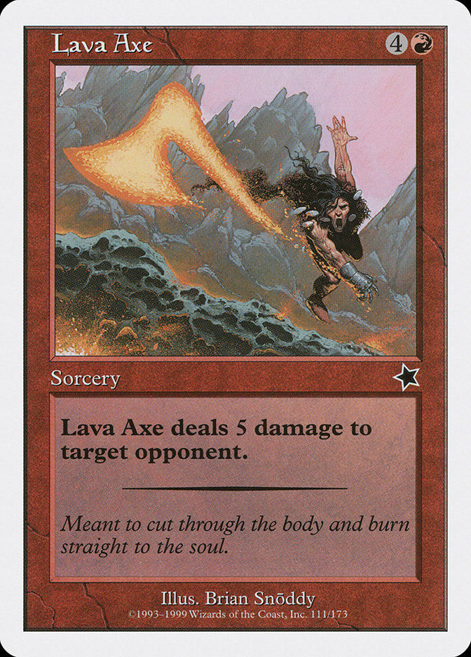 Lava Axe (S99) (111)