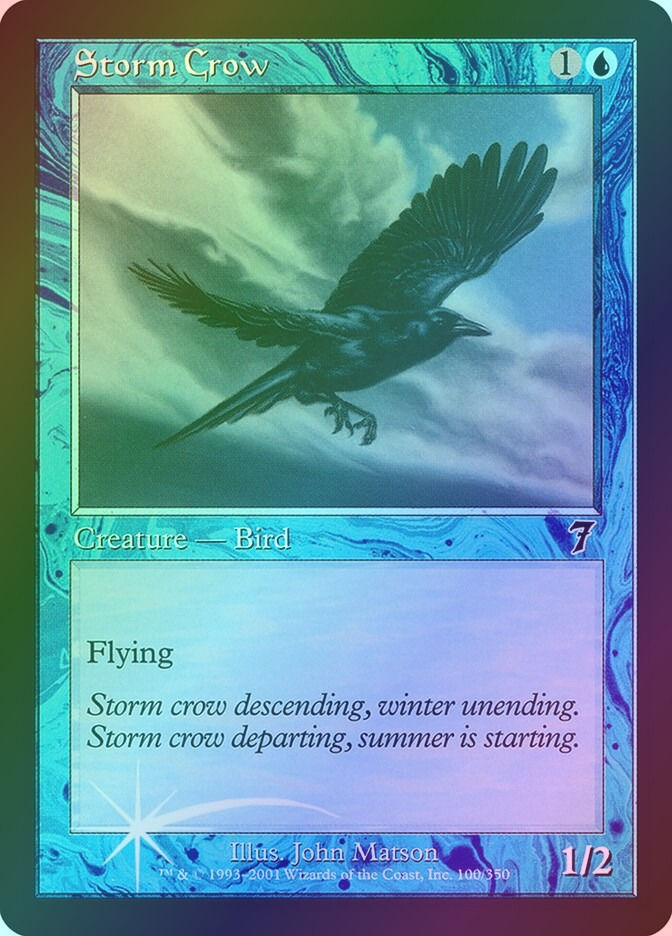 Storm Crow (7ED) (100★) / Foil