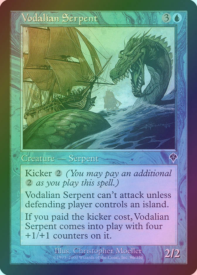Vodalian Serpent (INV) (86) / Foil