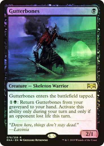 Gutterbones (RNA) (76) / Foil
