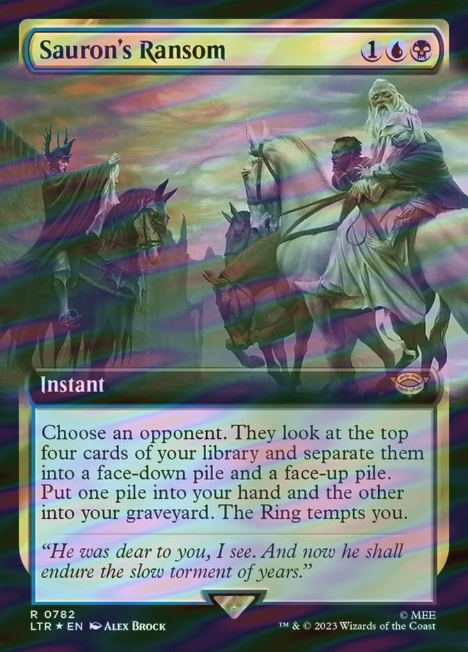 Sauron's Ransom (LTR) (782) / Extended Art / Surge Foil