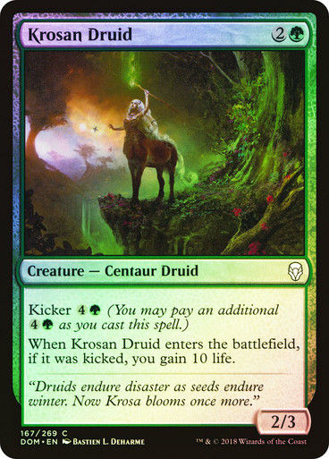 Krosan Druid (DOM) (167) / Foil