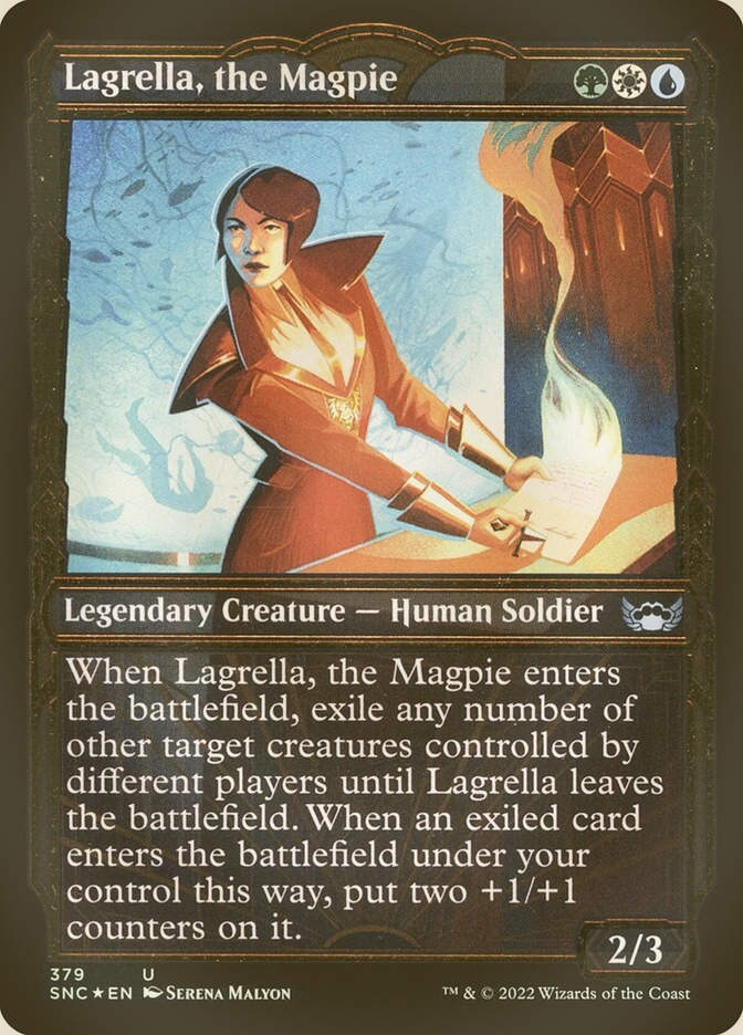 Lagrella, the Magpie (SNC) (379) / Showcase / Gilded Foil