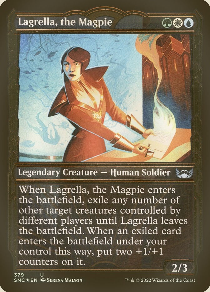 Lagrella, the Magpie (SNC) (379) / Showcase / Gilded Foil