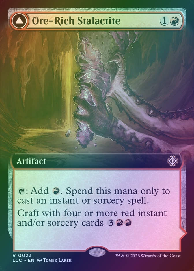 Ore-Rich Stalactite // Cosmium Catalyst (LCC) (23) / Extended Art / Foil