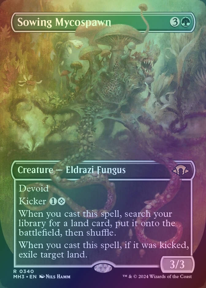 Sowing Mycospawn (MH3) (340) / Borderless / Foil