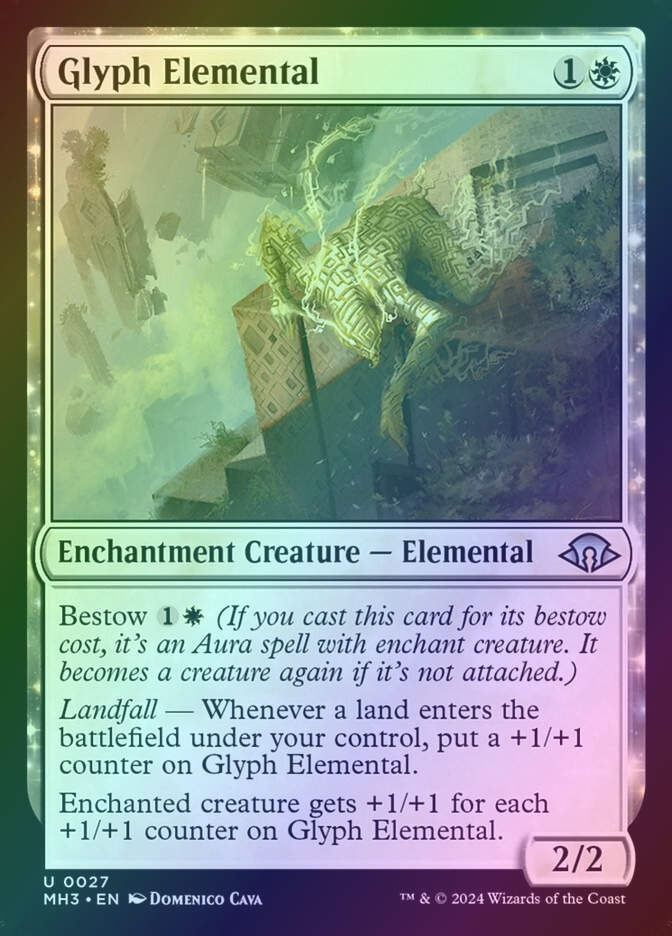 Glyph Elemental (MH3) (27) / Foil