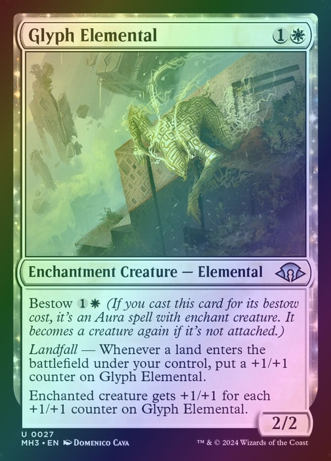 Glyph Elemental (MH3) (27) / Foil