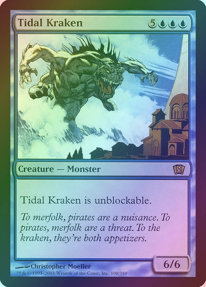 Tidal Kraken (8ED) (108★) / Foil