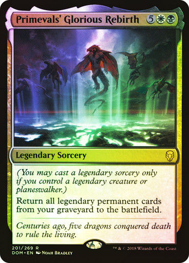Primevals' Glorious Rebirth (DOM) (201) / Foil
