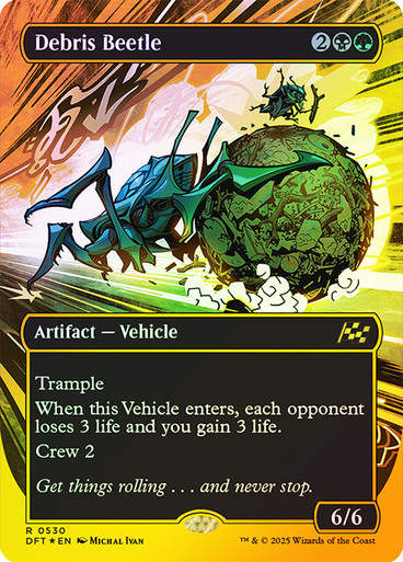 Debris Beetle (DFT) (530)  / Borderless / First Place Foil
