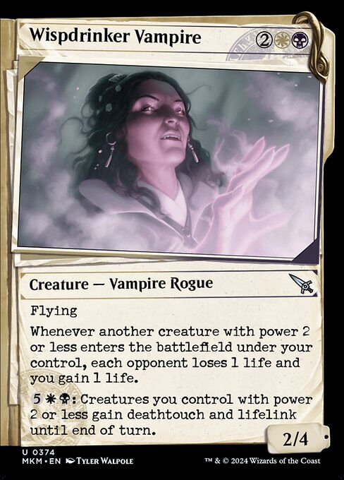 Wispdrinker Vampire (mkm) (374) / Showcase