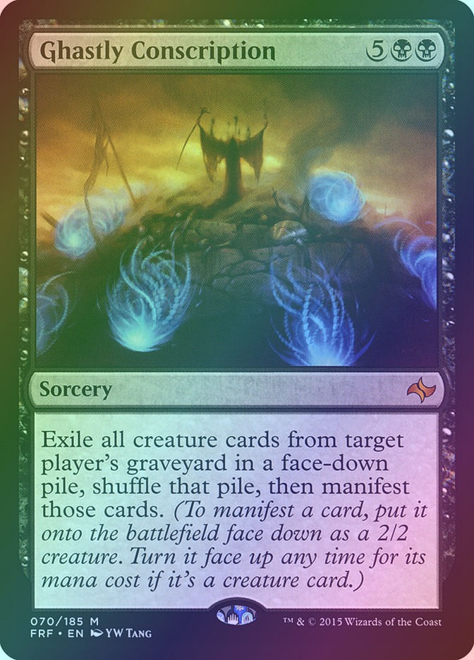 Ghastly Conscription (FRF) (70) / Foil
