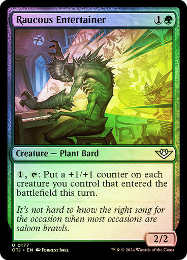 Raucous Entertainer (otj) (177) / Foil