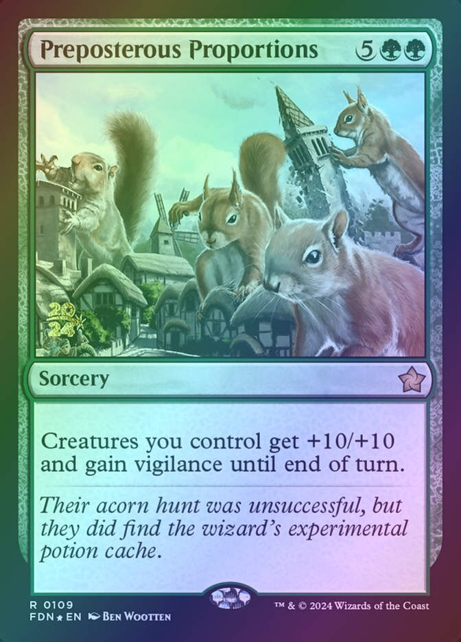 Preposterous Proportions (PFDN) (109s) / Foil