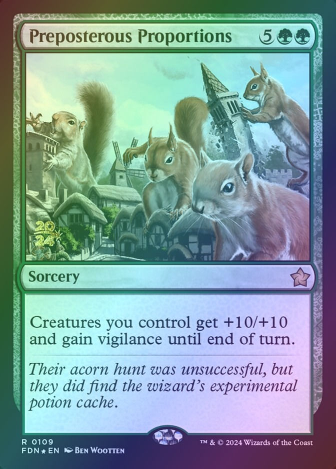 Preposterous Proportions (PFDN) (109s) / Foil