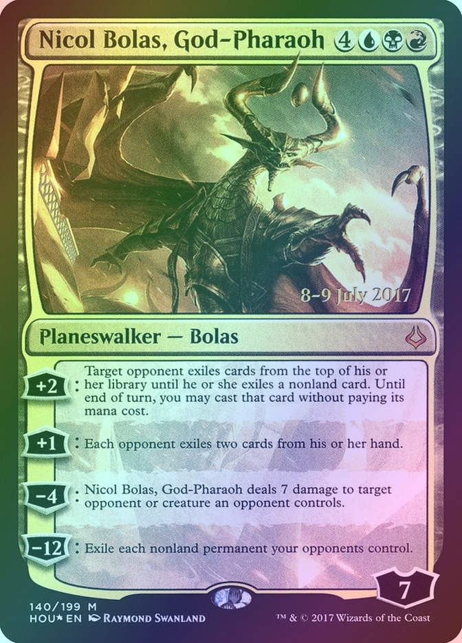 Nicol Bolas, God-Pharaoh (PHOU) (140s) / Foil