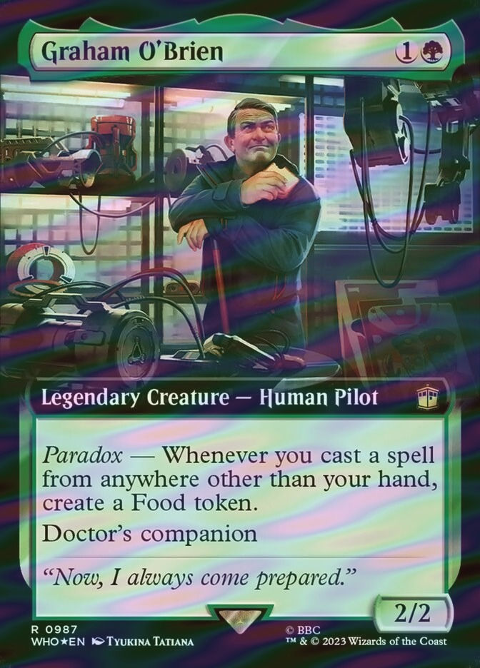 Graham O'Brien (WHO) (987) / Extended Art / Surge Foil
