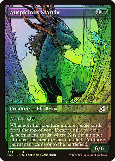 Auspicious Starrix (IKO) (294) / Showcase / Foil