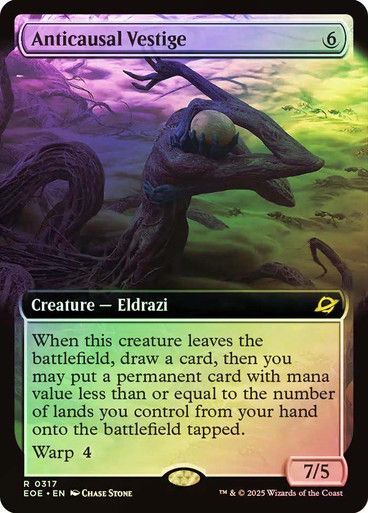 Anticausal Vestige (EOE) (317) / Extended Art / Foil