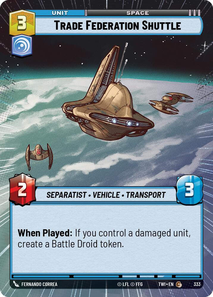 Trade Federation Shuttle (Hyperspace) (TWI) (333)