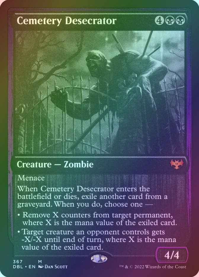 Cemetery Desecrator (DBL) (367) / Foil