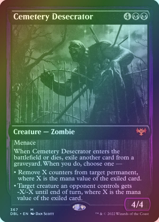 Cemetery Desecrator (DBL) (367) / Foil