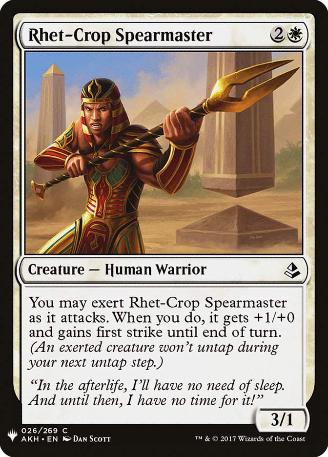 Rhet-Crop Spearmaster (MYS)
