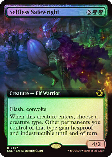 Selfless Safewright (ECL) (367) / Extended Art / Foil