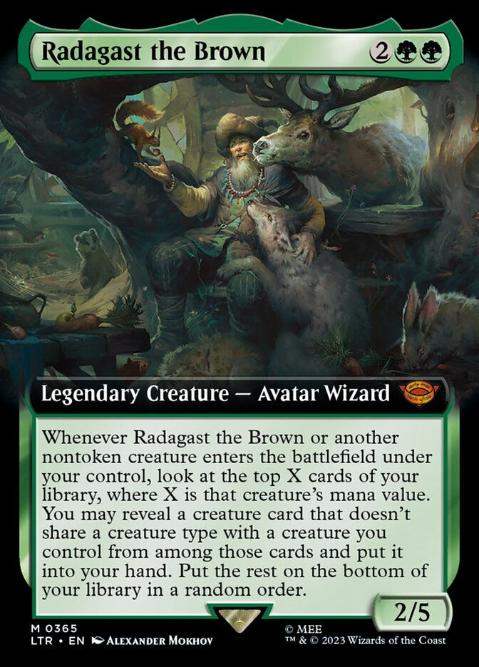 Radagast the Brown (LTR) (365) / Extended Art