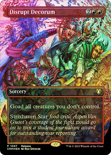 Disrupt Decorum (cmm) / Release Promo Foil
