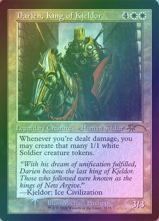 Darien, King of Kjeldor (SLD) (7135) / Foil