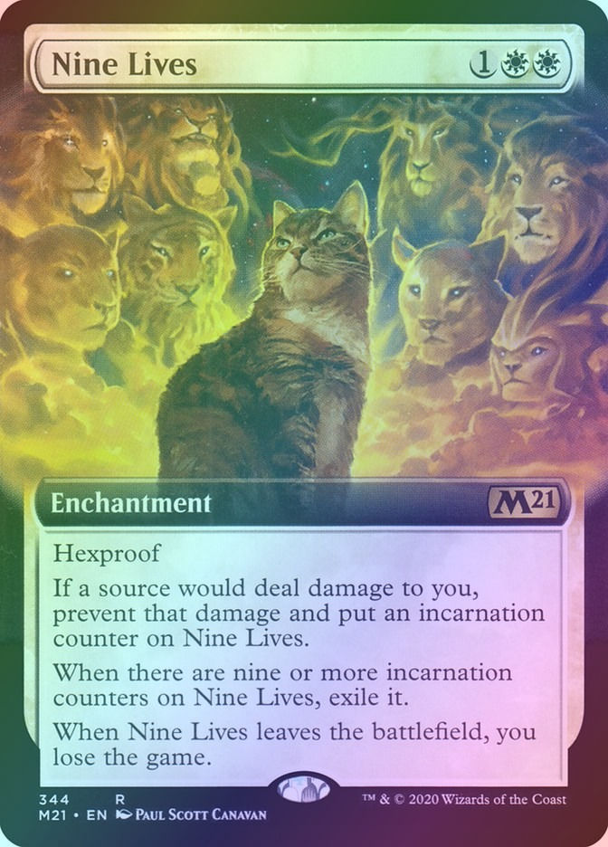Nine Lives (M21) (344) / Extended Art / Foil