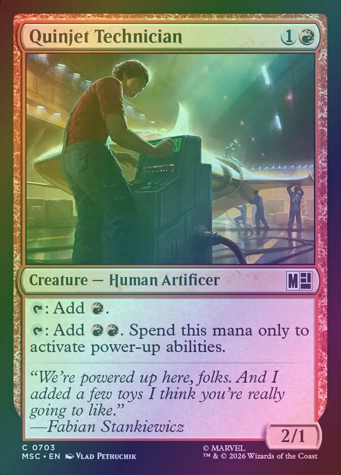 Quinjet Technician (MSC) (703) / Foil