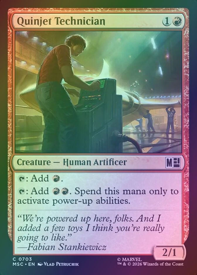 Quinjet Technician (MSC) (703) / Foil