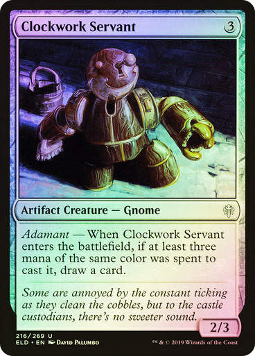 Clockwork Servant (ELD) (216) / Foil