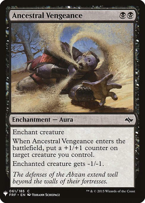 Ancestral Vengeance (PLST) (FRF-61)