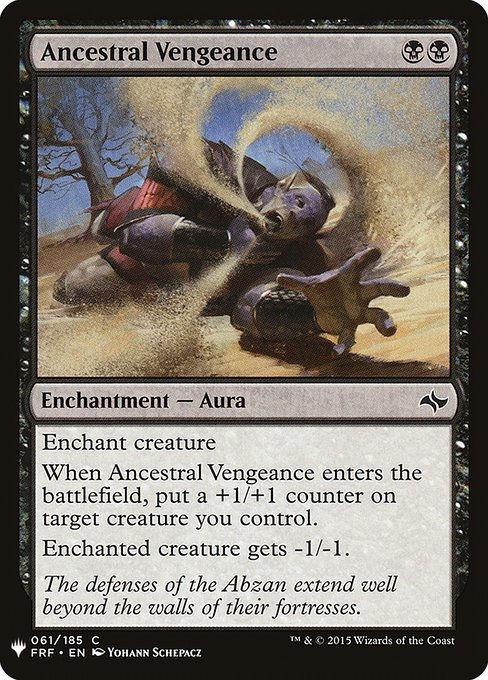Ancestral Vengeance (PLST) (FRF-61)