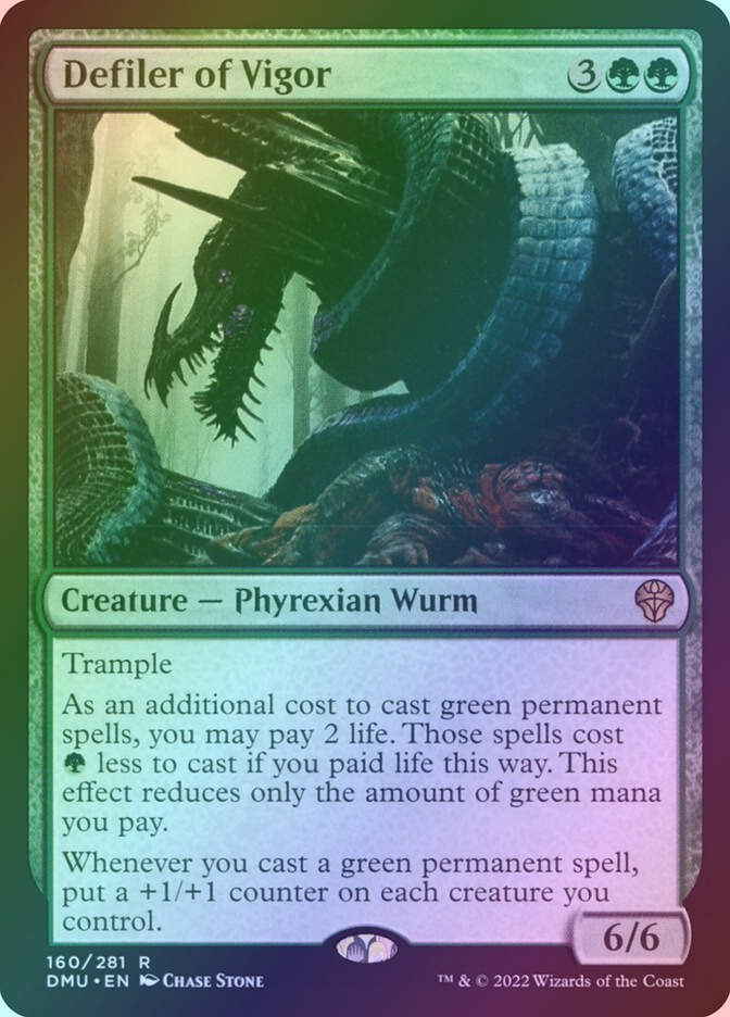 Defiler of Vigor (DMU) (160) / Foil