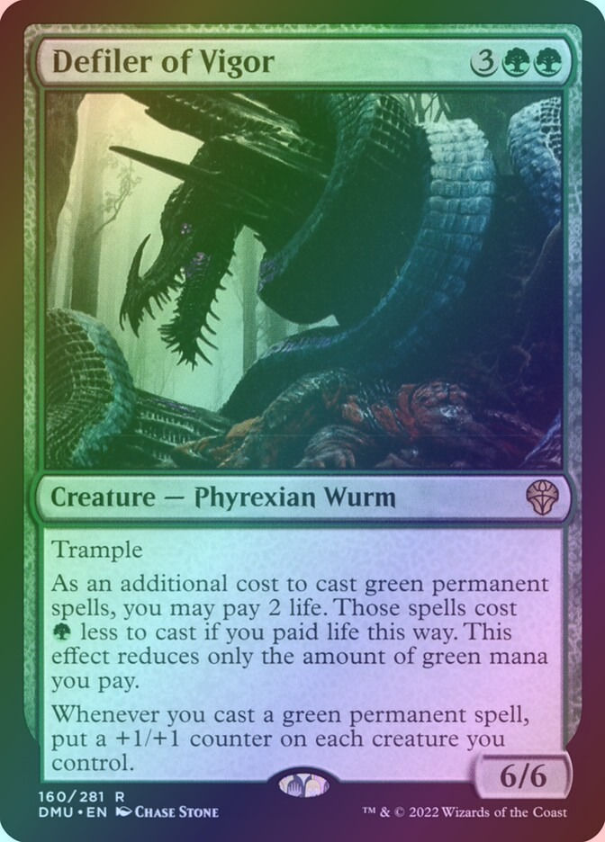 Defiler of Vigor (DMU) (160) / Foil