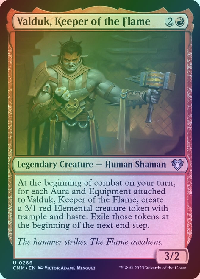 Valduk, Keeper of the Flame (CMM) (266) / Foil