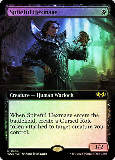 Spiteful Hexmage (woe) / Extended Art Foil
