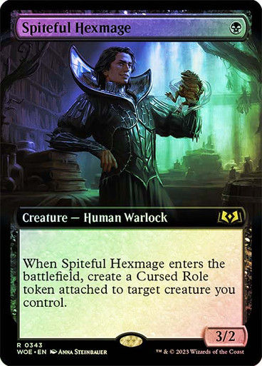 Spiteful Hexmage (woe) / Extended Art Foil